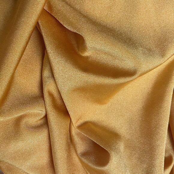 NWT Akira V Neck Long Sleeve Bodysuit YELLOW SZ S - Picture 8 of 8